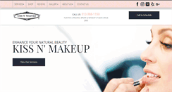 Desktop Screenshot of kissnmakeup.com